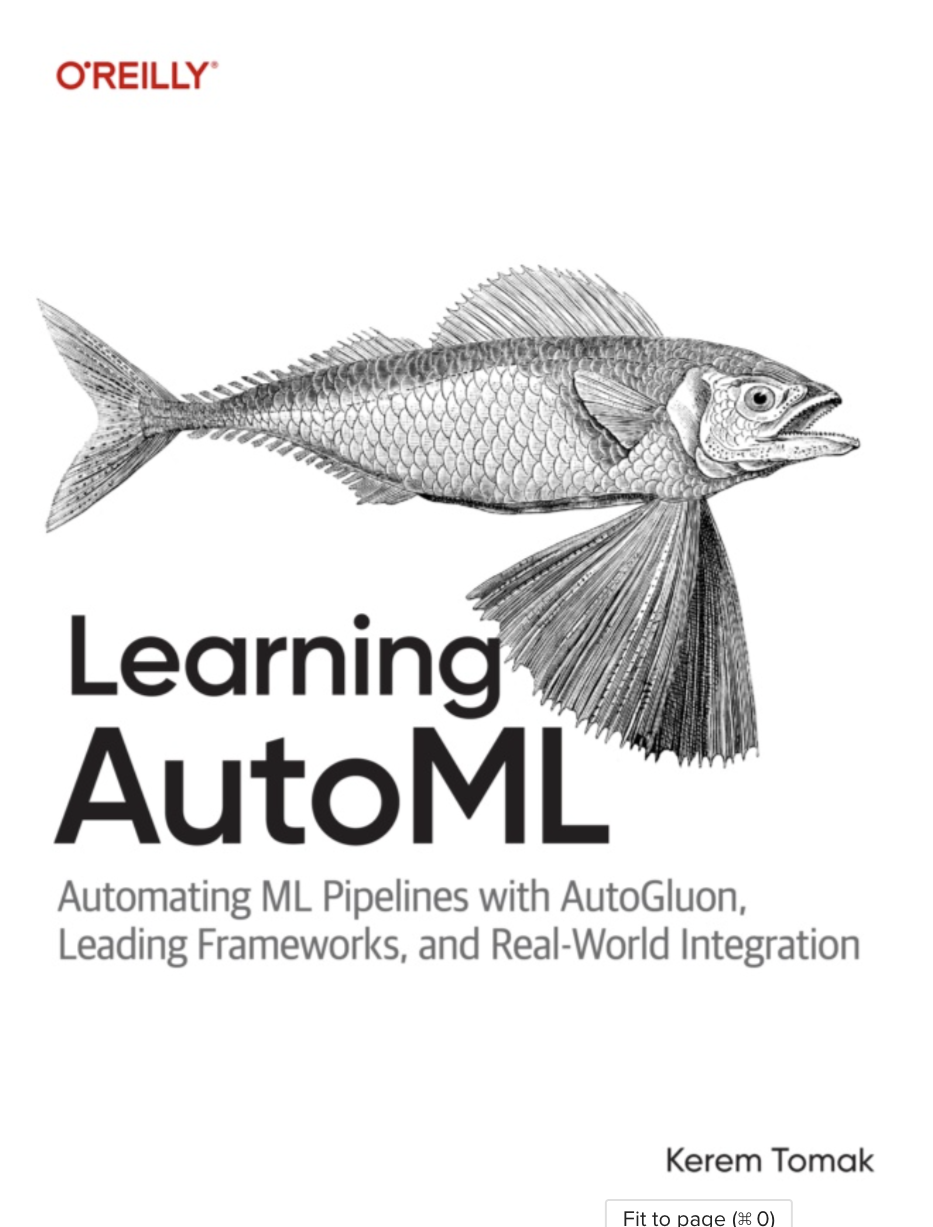 Learning AutoML - O'Reilly Book Cover